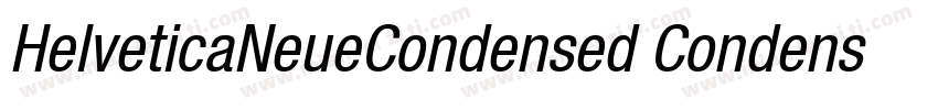 HelveticaNeueCondensed CondensedBod字体转换
